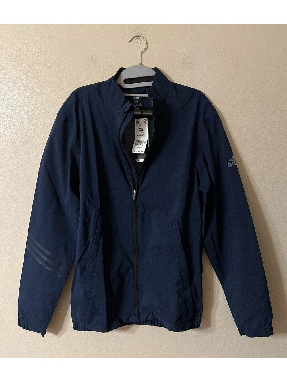 Adidas Provisional Rain Golf Jacket Men’s Size XS Collegiate Navy